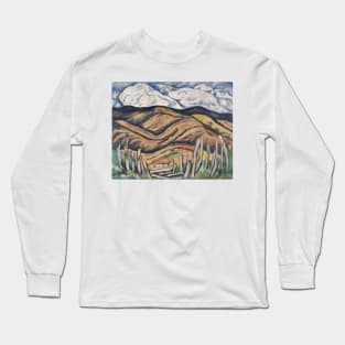 The Last of New England - The Beginning of New Mexico by Marsden Hartley Long Sleeve T-Shirt